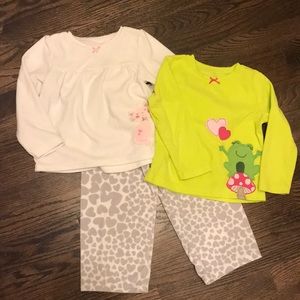 Carters toddler pjs